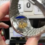 Audemars Piguet Royal Oak Series 15400ST, ICE Blue Dial, diamond brezel, 41mm size. - 图片 3