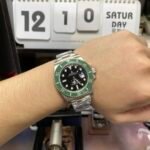 Rolex Submariner Series m126610lv-0002, New Green Hulk "STARBUCK" Genuine Green Ceramic Bezel Black Dial,Added the function of reverse calendar adjustment, ?41mm size. - 图片 18