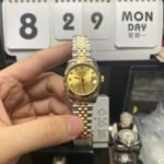 Rolex Datejust Series m279173-0011, Two-Tone Gold Case Gold Dial, 28mm Size, Five-Link Steel Bracelet. - 图片 2