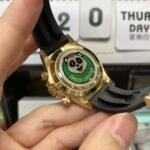 Rolex Cosmograph Daytona Series m116518ln-0078, gold case black dial ceramic bezel, 40mm size. - 图片 4