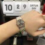 Rolex Datejust Series m278271-0030, Rose Gold and Gray Dial five-bead chain stainless steel bracelet, 31mm size. - 图片 6