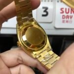 Rolex Day-Date series m128238-0069, Full Gold with Green Dial Diamond Hour Markers, 36mm Size. - 图片 4