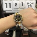 Rolex Cosmograph Daytona Series M116503-0011 Two-Tone Case Black Dial Diamond Markers 40mm Size - 图片 6
