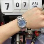 Audemars Piguet Royal Oak Offshore Series 77451ST.ZZ.1361ST.04, Blue Dial Gem-Set Bezel Mechanical Movement, 34mm Size. - 图片 6