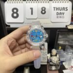 Rolex Submariner series PHANTOMLAB&ROLEX co-branded crystal series watch size 40?L PMMA crystal case with 3135 blue spring mechanical movement imported from Thailand rubber strap