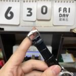 Patek Philippe Classical Watch Series 5298P-012, Black Dial and Square Diamond Bezel Italian Calfskin Leather Strap, 38mm Size. - 图片 5