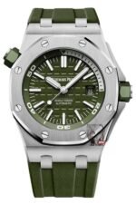 Audemars Piguet Royal Oak Offshore Series 15710ST.OO.A052CA.01, Green Dial, 42mm Size.