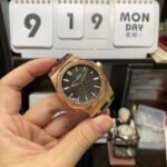 Audemars Piguet Royal Oak Offshore Series 15500OR.OO.D002CR.01, Rose Gold Case Black Dial Leather Strap, 41mm Size. - 图片 9