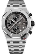 Audemars Piguet Royal Oak Offshore Series 26238TI.OO.2000TI.01, Gray Dial Steel Case, 42mm Size.
