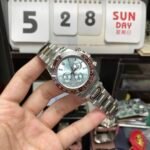 Rolex Cosmograph Daytona Series m116506-0002, Ice Blue Dial Square Diamond Hour Markers, 40mm size. - 图片 3