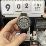 Rolex GMT-MASTER ?? DIW modify Carbon fiber shell ring dial buckle are carbon fiber ring digital scale using carbon fiber planting technology (non-filling oil) transparent design equipped with Cal.3186