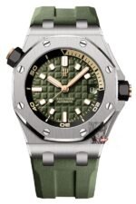 Audemars Piguet Royal Oak Offshore Series 15720ST.OO.A052CA.01, Green Dial, 42mm Size.