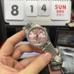 Rolex Datejust Series m126234-0031, Pink Dial Roman Numeral Markers Diamond Bezel, 36mm Size. - 图片 2