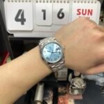 Rolex Day-Date series M228236-0012, Ice Blue Dial Roman Numeral Hour Markers, Day-Date Functions, 40mm Size. - 图片 12