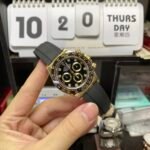 Rolex Cosmograph Daytona Series m116518ln-0078, gold case black dial ceramic bezel, 40mm size. - 图片 3