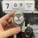Rolex Datejust Series m126334-0003, White Case Silver Baton Hour Markers Fluted Bezel, 41mm Size. - 图片 8