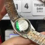 Rolex Datejust series m278383rbr-0030, Two-Tone Gold Case with Green Dial and Diamond Bezel, 31mm size, Jubilee bracelet. - 图片 11