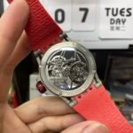 Roger Dubuis Royal Oak Series RDDBEX0545, Red Rubber Strap Titanium Case Carbon Fiber Movement Skeleton, 45mm Size. - 图片 8