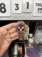 Rolex Cosmograph Daytona Series 18K ROSE GOLD, color gem scale, 40mm size. - 图片 16