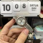 Rolex Datejust Series m279174-0005, White Case White Dial with Baton Hour Markers, 28mm Size, Five-Link Steel Bracelet - 图片 4