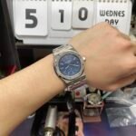 Audemars Piguet Royal Oak Offshore Series 15202ST.OO.1240ST.01, Blue Dial, 39mm Size. - 图片 6