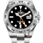 Rolex Explorer II GMT series m226570-0002, Black Dial, 42mm size, Stainless Steel Bracelet.