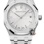 Audemars Piguet Royal Oak Offshore Series 77450ST.OO.1361ST.02, White Dial Steel Bracelet, 34mm size.WOMEN
