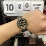 Rolex Cosmograph Daytona Series m116518ln-0078, gold case black dial ceramic bezel, 40mm size. - 图片 6