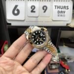 Rolex GMT-Master II series m126713grnr-0001, InterGold Black/Grey Ceramic Bezel InterGold Five-Bead Chain Steel Bracelet, 40mm size. - 图片 4