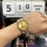 Rolex Datejust series m126333-0011, Two-Tone Gold Case with Gold Dial, 41mm size, Oyster stainless steel bracelet. - 图片 5