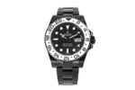 Rolex GMT-MASTER All ceramic CASE with black face and white Bezel, 40MM
