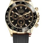 Rolex Cosmograph Daytona Series 116518LN-0035, Gold Case Black Dial, 40mm size.