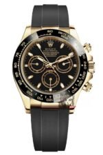 Rolex Cosmograph Daytona Series 116518LN-0035, Gold Case Black Dial, 40mm size.
