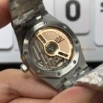 Audemars Piguet Royal Oak Offshore Series 77451ST.ZZ.1361ST.04, Blue Dial Gem-Set Bezel Mechanical Movement, 34mm Size. - 图片 17