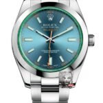 Rolex Milgauss Series m116400gv-0002, Lightning Bolt Hand Blue Dial, 40mm Size.