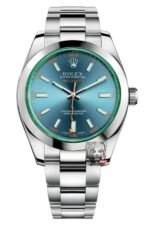 Rolex Milgauss Series m116400gv-0002, Lightning Bolt Hand Blue Dial, 40mm Size.