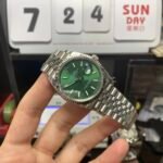 Rolex Datejust series m126234-0051, Mint Green Dial and Five-Link Stainless Steel Bracelet Variant, 36mm size. - 图片 3