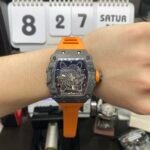 Richard Mille Men's Collection series RM35-02, Carbon Fiber Case, Malaysian Rubber Strap. - 图片 5