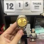 Rolex Datejust Series m126333-0010, Two-Tone Gold Case with Gold Dial, featuring an 18K gold case, 41mm size. - 图片 3