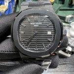 Patek Philippe Nautilus series 5711 all black case BLAKEN modify of "Chrome Hearts style"