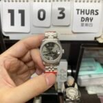 Rolex Datejust Series m278384rbr-0032, Grey Dial with Diamond Bezel and Roman Numerals, 31mm size, Jubilee stainless steel bracelet. - 图片 2