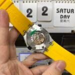 Audemars Piguet Royal Oak Offshore Series 26703ST.OO.A051CA.01, Yellow Dial, 42mm Size - 图片 4
