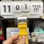 Audemars Piguet Royal Oak Offshore Series 15710ST.OO.A051CA.01, Yellow Dial, 42mm Size. - 图片 5