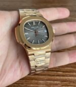 Patek Philippe Nautilus series 5711 Rose Gold Case with grey Dial Steel Bracelet, 40mm Size. - 图片 4
