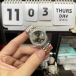 Rolex Datejust Series m278384rbr-0032, Grey Dial with Diamond Bezel and Roman Numerals, 31mm size, Jubilee stainless steel bracelet. - 图片 3