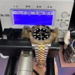Rolex GMT-Master II series m126713grnr-0001, InterGold Black/Grey Ceramic Bezel InterGold Five-Bead Chain Steel Bracelet, 40mm size. - 图片 3