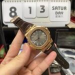 Patek Philippe Nautilus series 5711R, Rose Gold Case Grey Dial, 40mm Size. - 图片 3