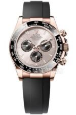 Rolex Cosmograph Daytona Series m126515ln-0006, Rose Gold Case Pink Dial Ceramic Bezel, 40mm Size.