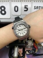 Audemars Piguet Royal Oak Offshore Series 15710ST.OO.A002CA.02, White Dial Rubber Strap, 42mm Size. - 图片 6