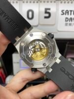 Audemars Piguet Royal Oak Offshore Series 15710ST.OO.A002CA.02, White Dial Rubber Strap, 42mm Size. - 图片 4